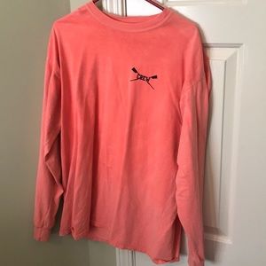 Crew Rowing Coral Large Long Sleeve